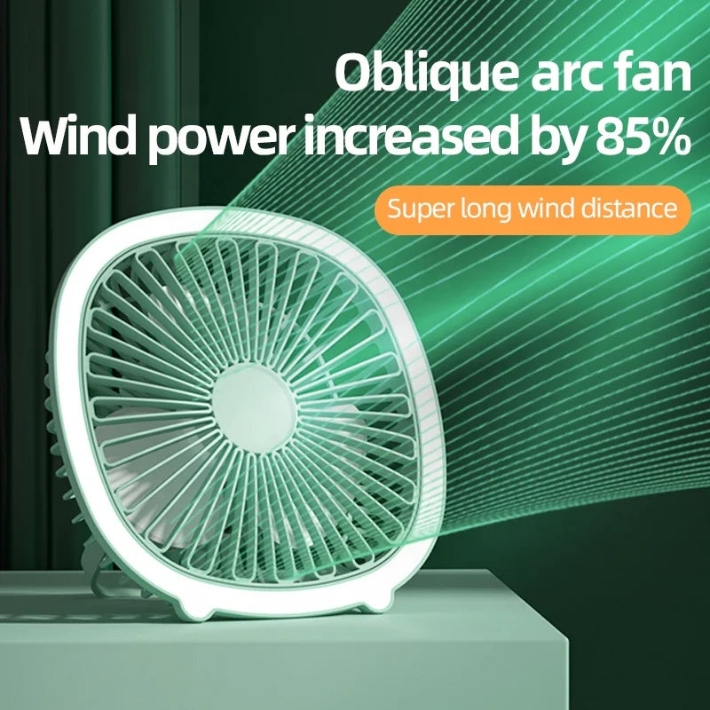 Rechargeable LED 3-Speed Fan
