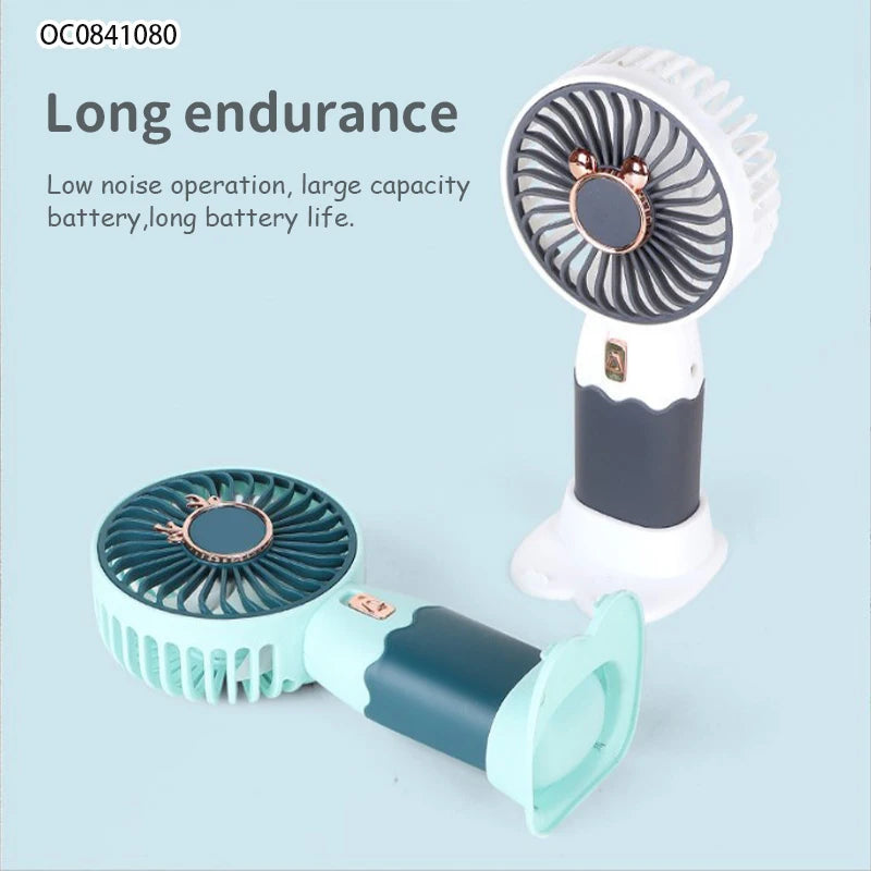 Portable Handheld Fan w/ Stand