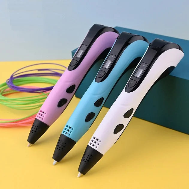 3D Print Drawing Pen + [FREE] 12 Colors Filaments Pack