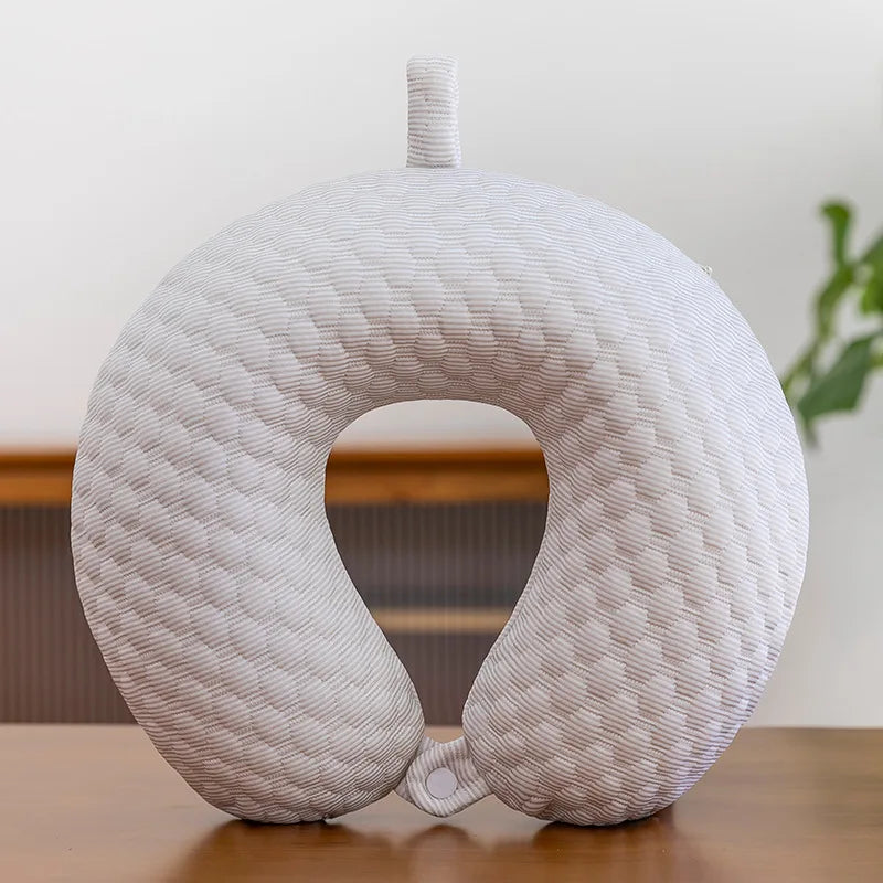Cold Touch U‑Shaped Travel Neck Pillow