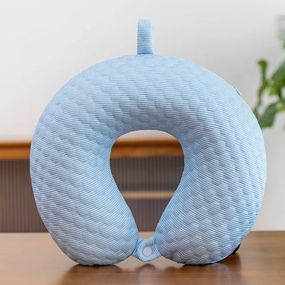 Cold Touch U‑Shaped Travel Neck Pillow