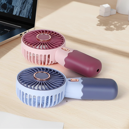 Portable Handheld Fan w/ Stand