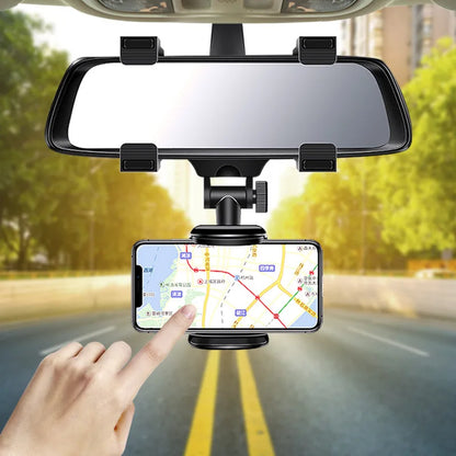 Rearview Mirror 360° Rotatable Phone Holder