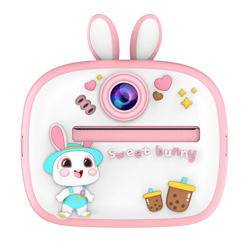 Kids Instant Print Camera w/ Cute Silicone Case