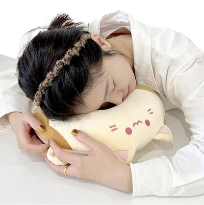 Cute Cat U‑Shaped Neck Pillow