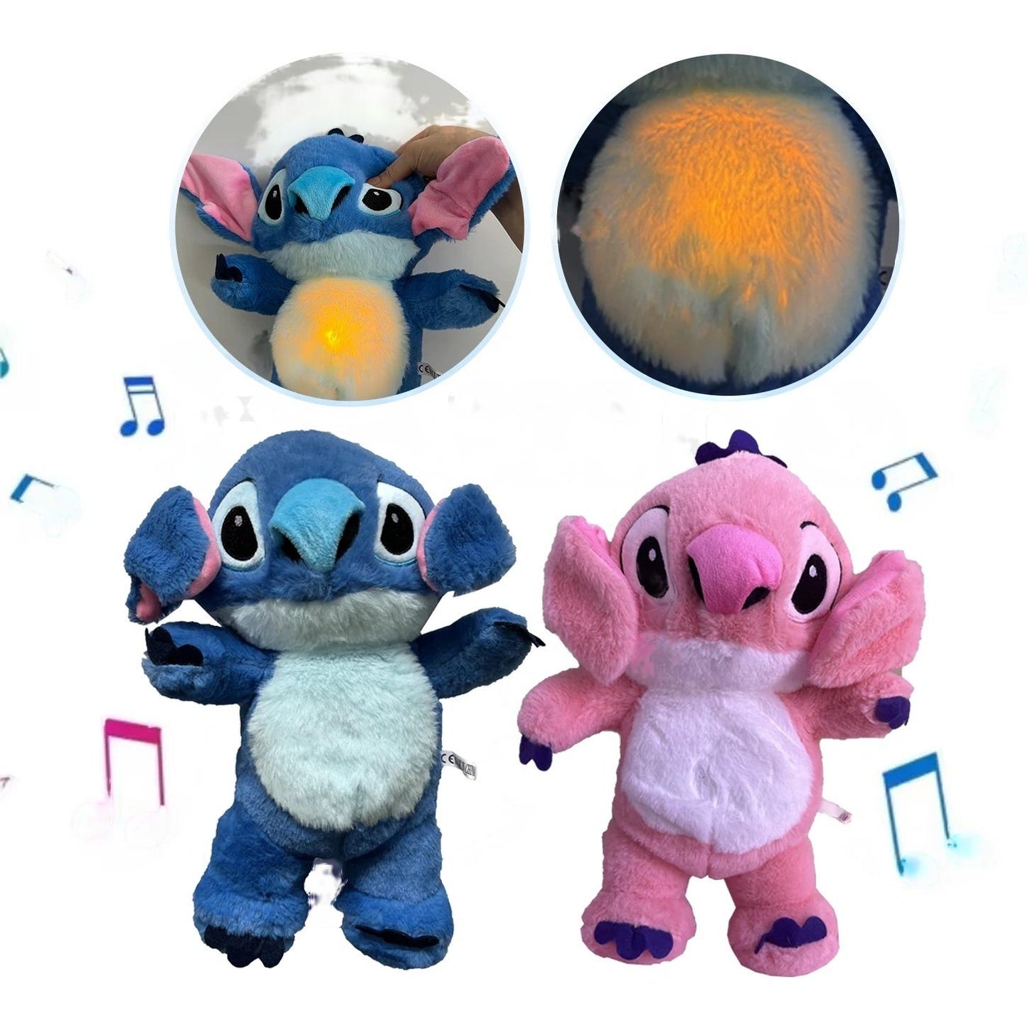 Stitch Breathing Plush Sleeping Aid