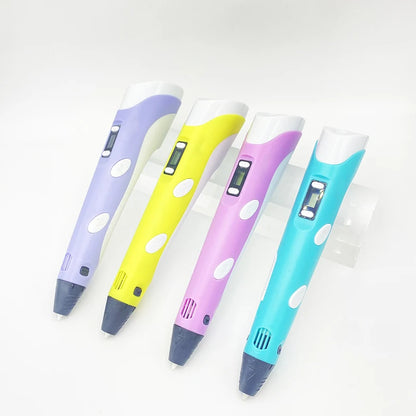 3D Print Drawing Pen + [FREE] 11 Colors Filaments Pack