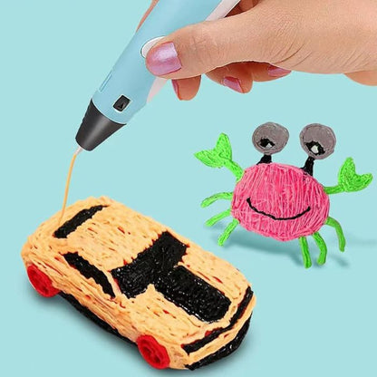 3D Print Drawing Pen + [FREE] 11 Colors Filaments Pack