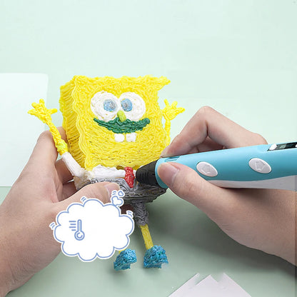 3D Print Drawing Pen + [FREE] 11 Colors Filaments Pack