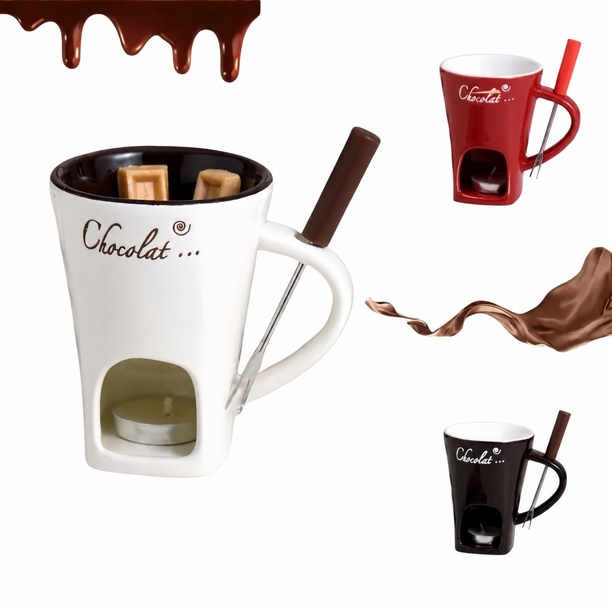 Chocolate Melting Mug Set