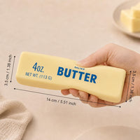 Butter stick squishy held in hand
