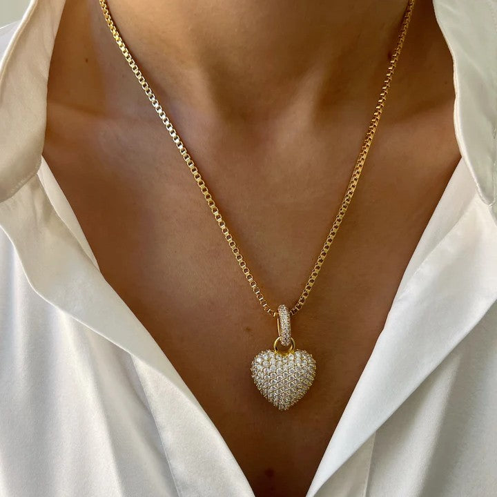 Sparkling Heart Necklace