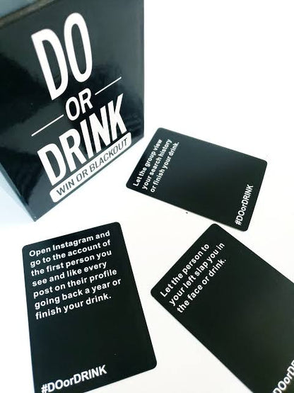 DO OR DRINK Win or Blackout party game