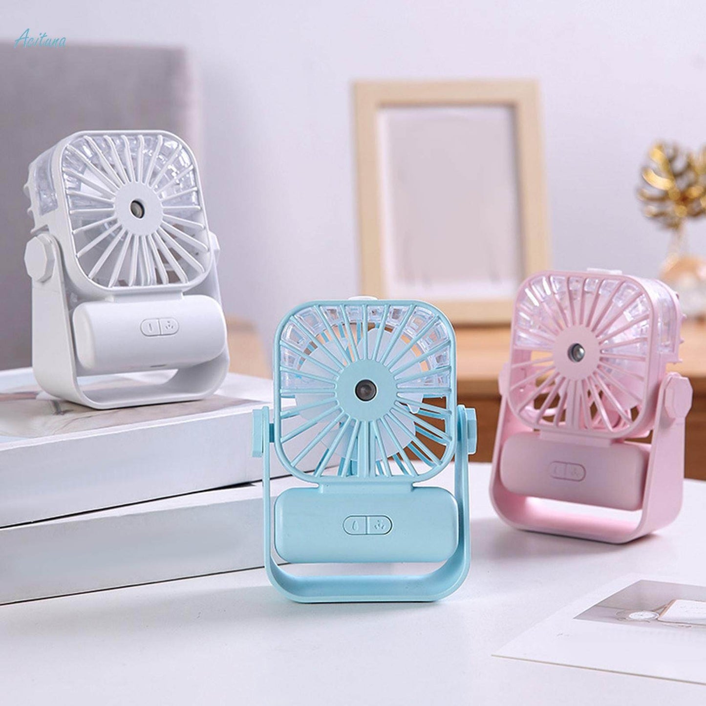 Portable Misting Desk Fan