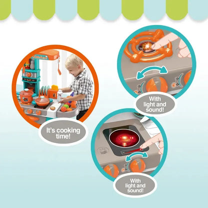 Kids Pretend Kitchen Play Set