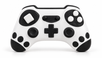 Black and white game controller joystick squishy