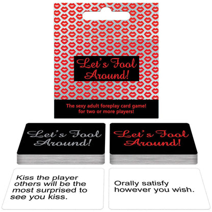 Let's Fool Around! hanging pack with card decks