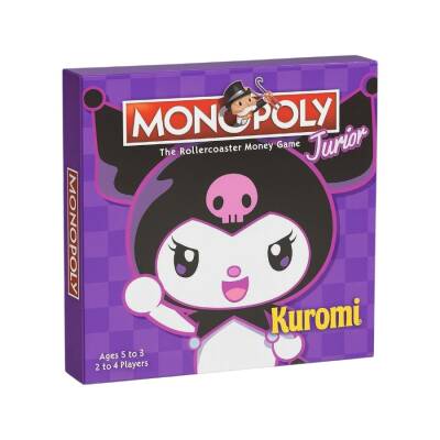 Monopoly Junior Kuromi kids board game box