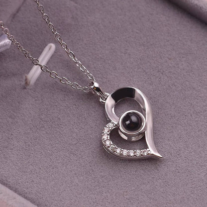 100 Languages “I Love You” Heart Necklace