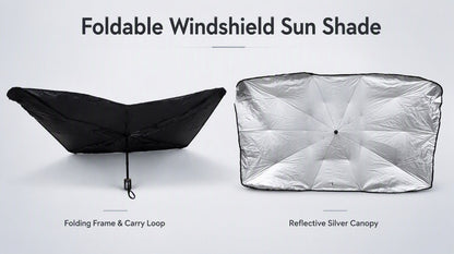 Foldable Windshield Sun Shade Umbrella