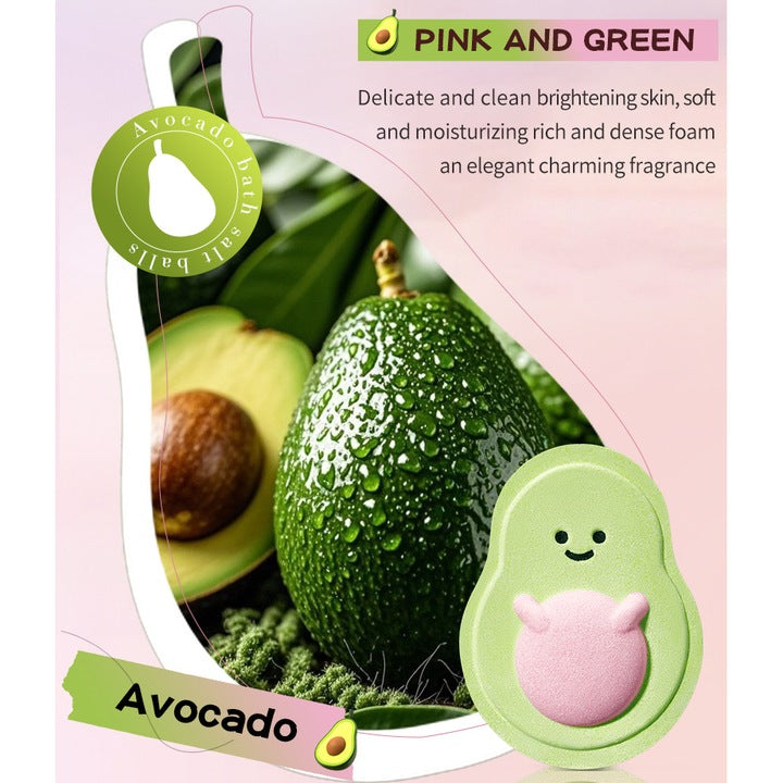 Avocado bath bomb