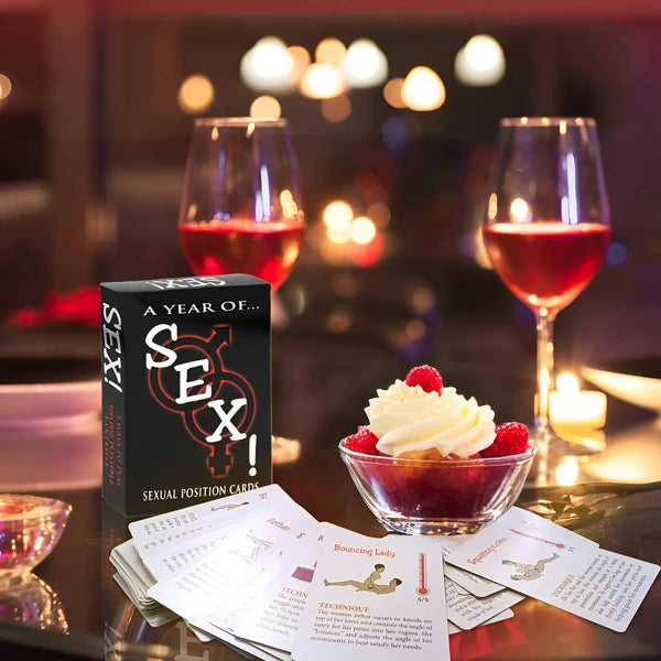 A Year of Sex! Sexual Position Card Game for Couples