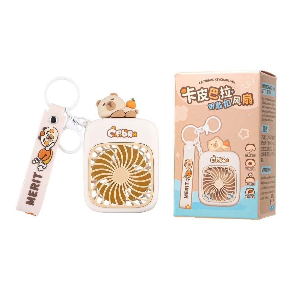 USB Rechargeable Capybara Keychain