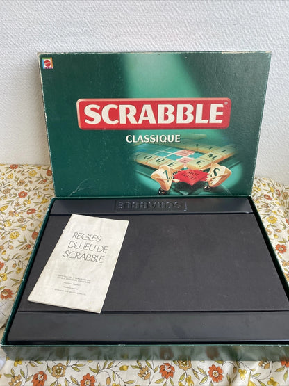 Scrabble Classique box with French rules sheet