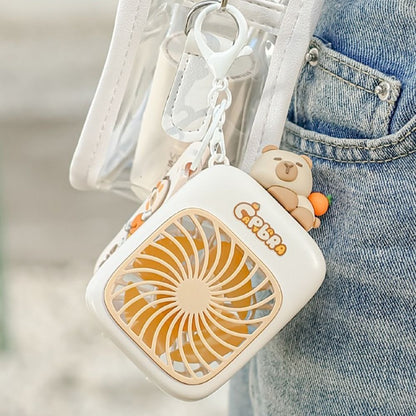 USB Rechargeable Capybara Keychain