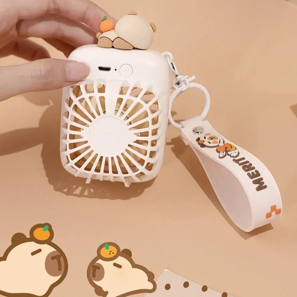 USB Rechargeable Capybara Keychain