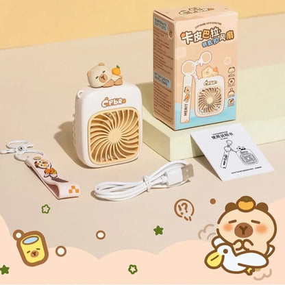 USB Rechargeable Capybara Keychain
