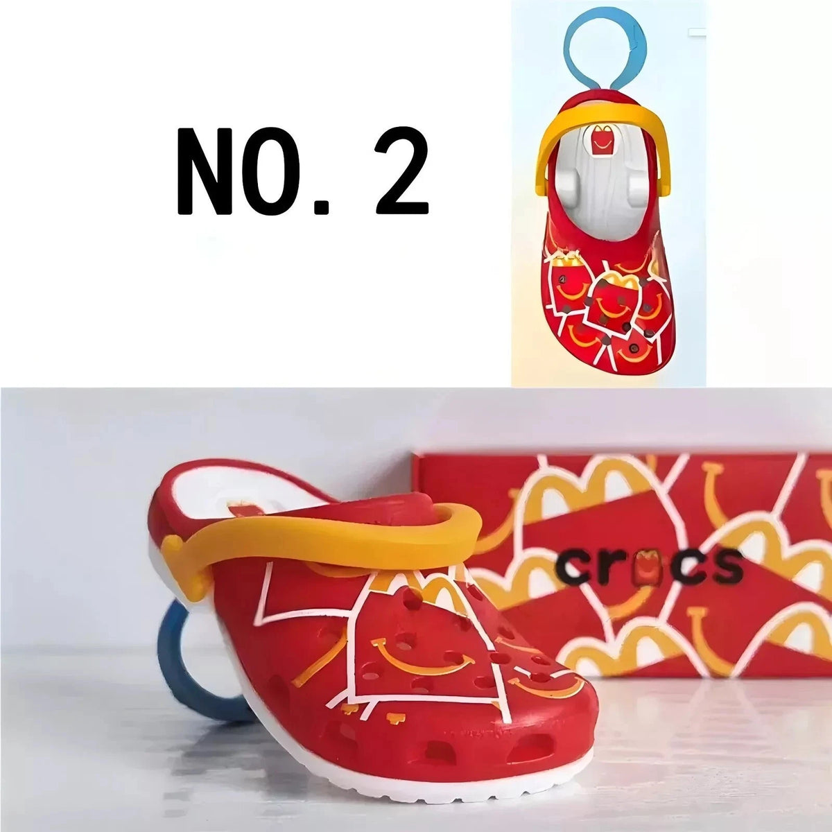 McDonald's x Crocs Keychain