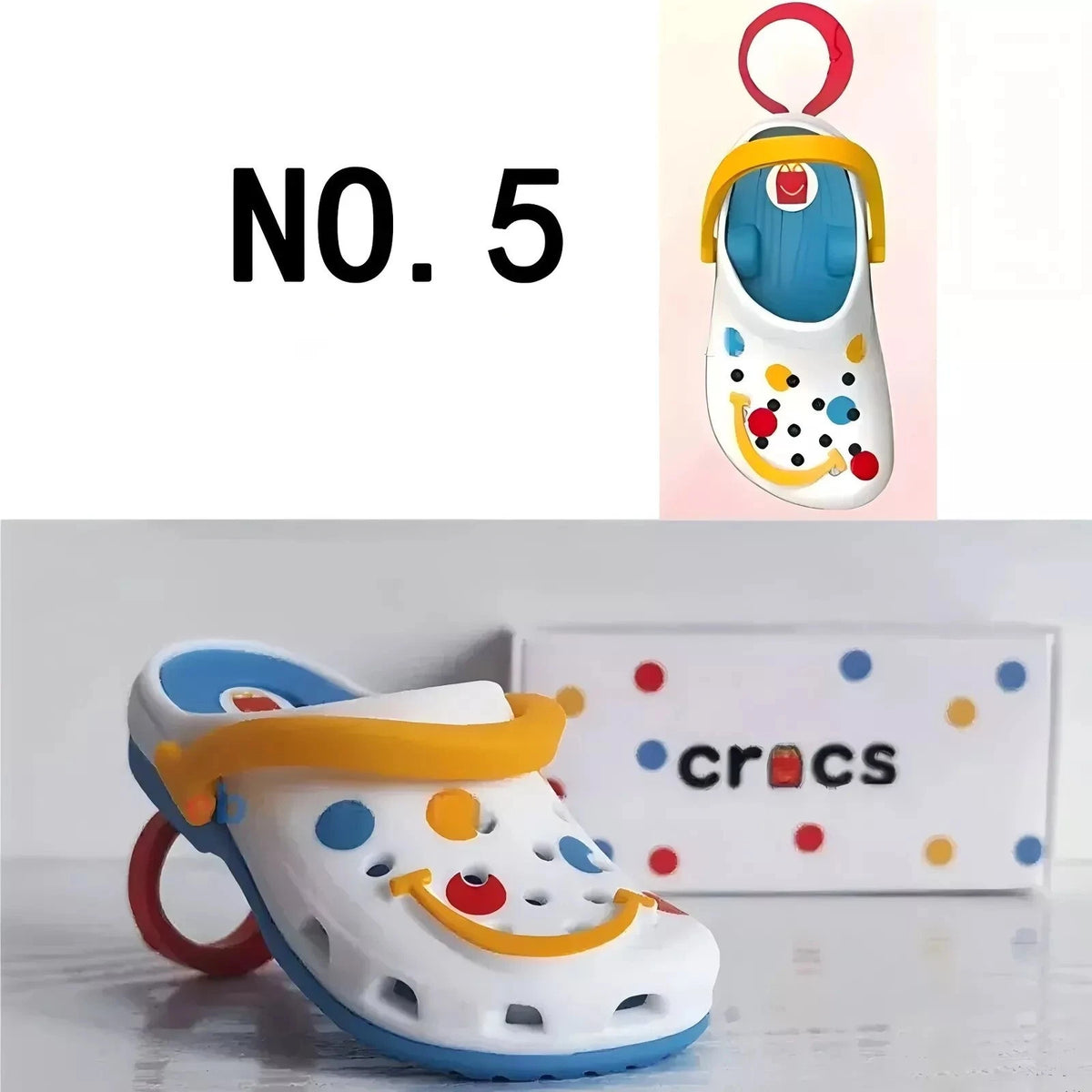 McDonald's x Crocs Keychain