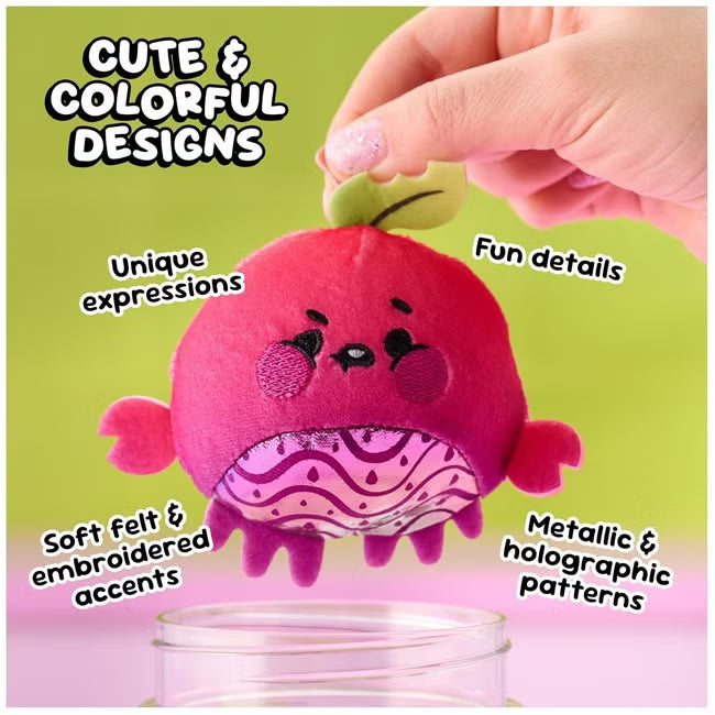 Jellykins plush with felt and holographic details