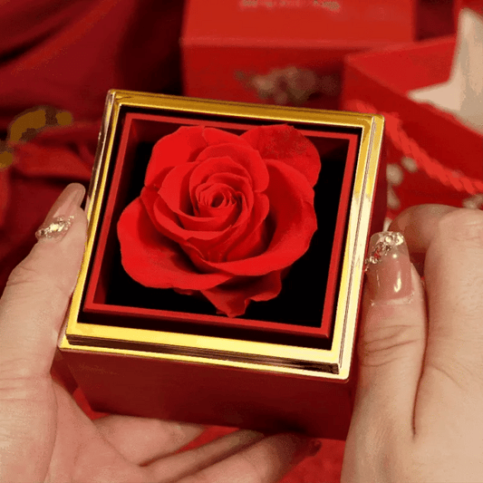 Eternal Rose Surprise Jewelry Box