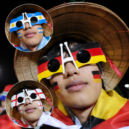 World Cup Flag Glasses