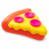 Pizza slice squishy with pepperoni toppings